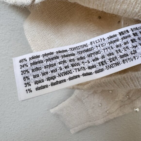 Zara Cream Sweater Cardigan - Picture 9 of 10